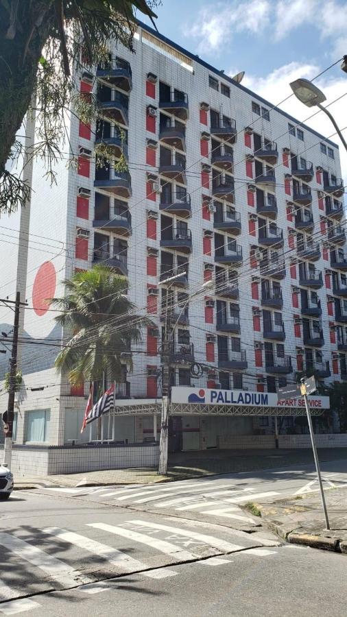 Flat Completo Novo A 350M Da Praia Com Piscina São Vicente Exterior foto